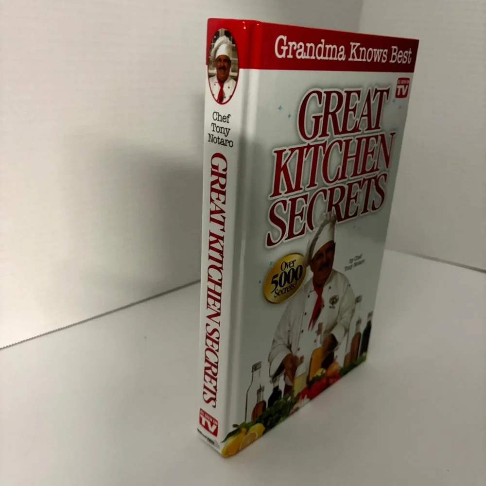 Grandma Knows Best Great Kitchen Secrets Tony Notaro Hardcover 5000 Tips Book